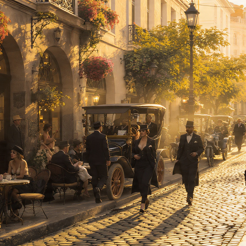 Lost Generation — historical scene from the 1920s